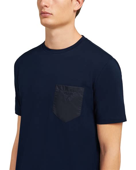 prada nylon tshirt|prada nylon high neck top.